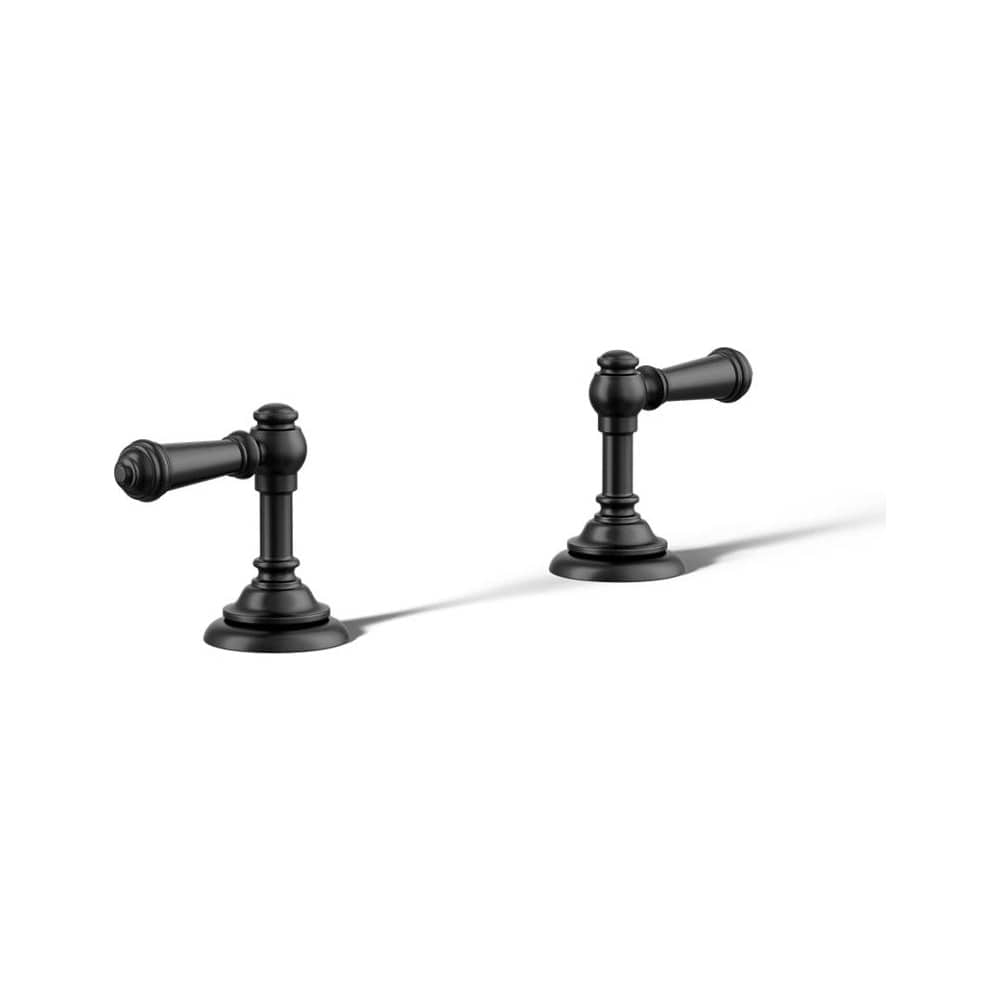 Artifacts Deck-Mount Bath Faucet Handle Trim with Lever Design