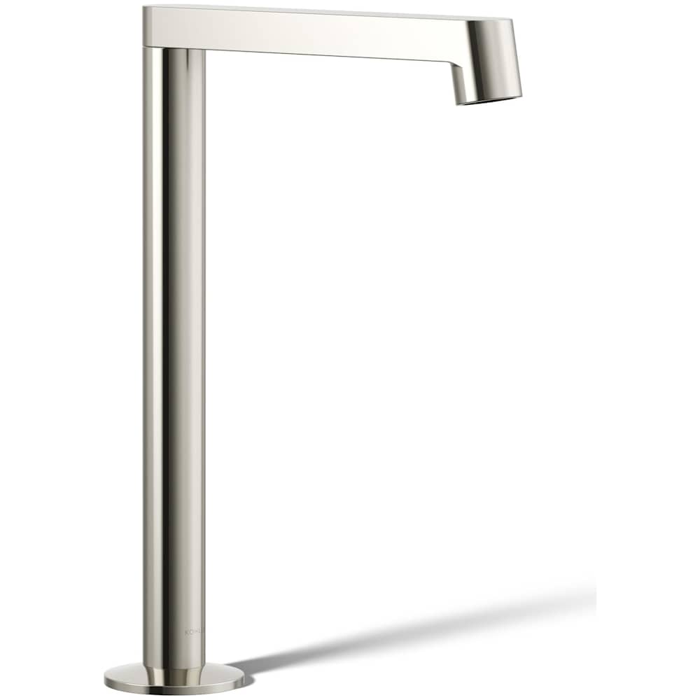 Components 1.2 GPM Vessel Widespread Bathroom Faucet with Row Design Spout and Drain Assembly - Less Handles