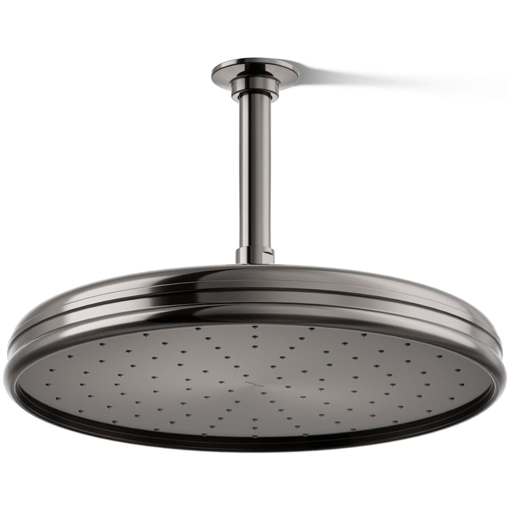 Traditional Round 12" Single Function 2.5 GPM Rainhead with MasterClean Sprayface and Katalyst Air-Induction Technology