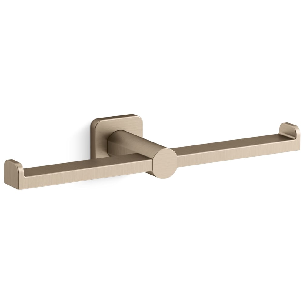 Parallel Wall Mounted Spring Bar Toilet Paper Holder