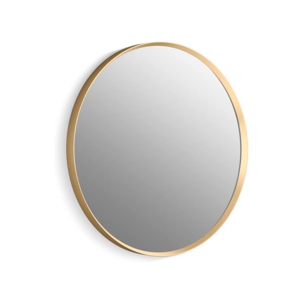 Essential 22" Diameter Transitional Circular Metal Framed Bathroom Wall Mirror