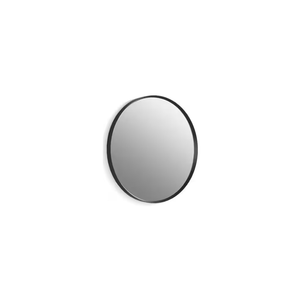 Essential 22" Diameter Transitional Circular Metal Framed Bathroom Wall Mirror