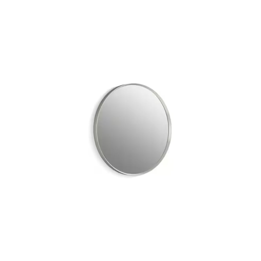 Essential 22" Diameter Transitional Circular Metal Framed Bathroom Wall Mirror