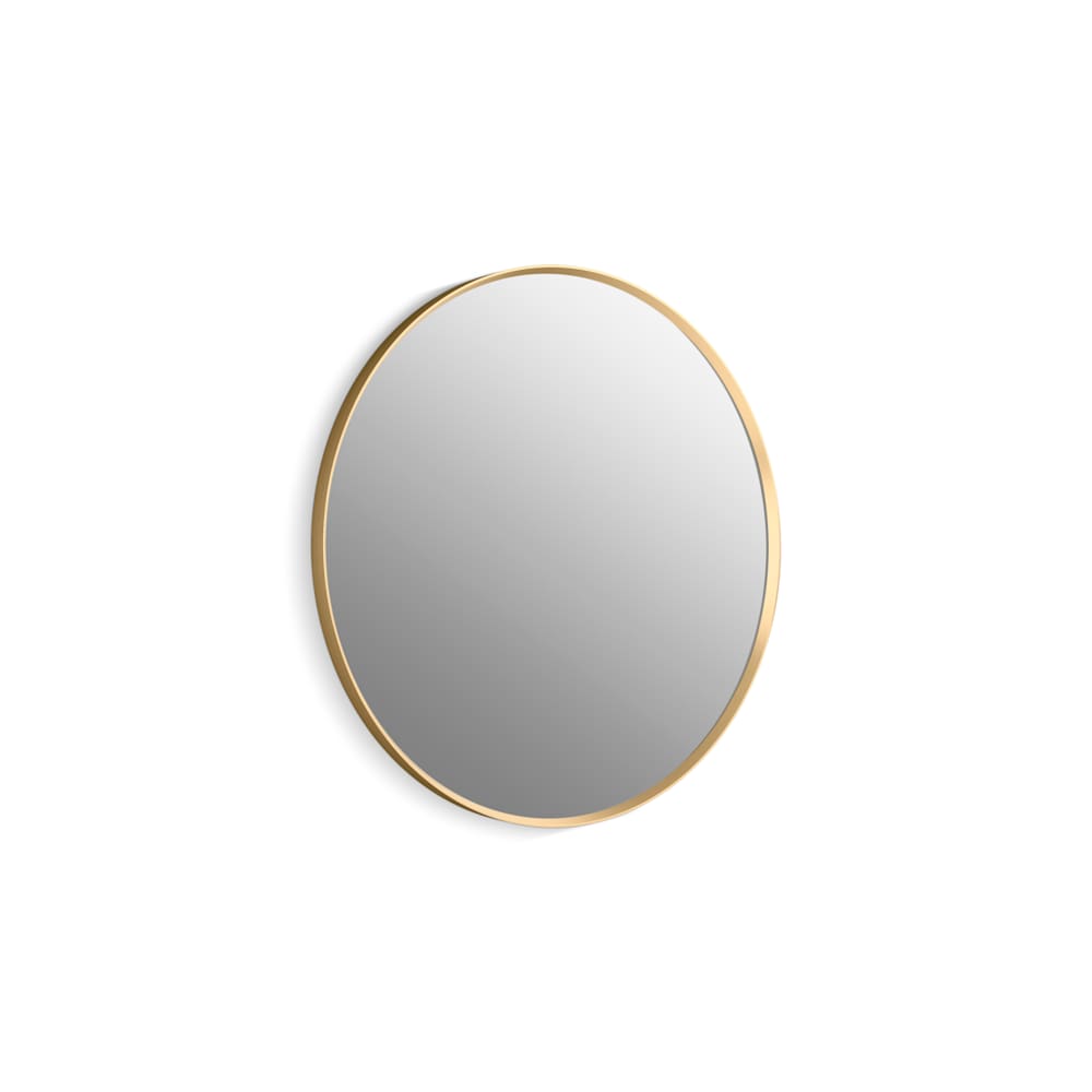 Essential 32" Diameter Transitional Circular Metal Framed Bathroom Wall Mirror