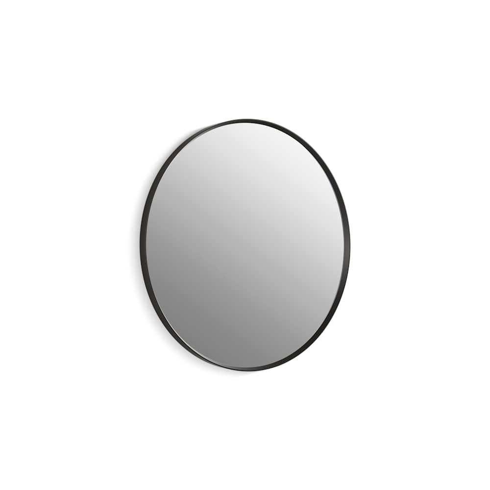 Essential 32" Diameter Transitional Circular Metal Framed Bathroom Wall Mirror