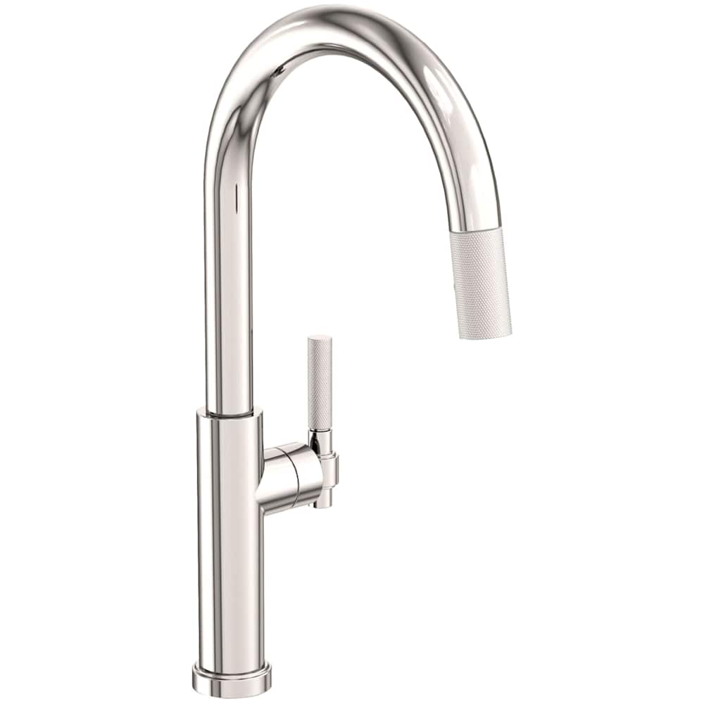 Muncy 1.8 GPM Single Hole Pull Down Kitchen Faucet with Arced Spout