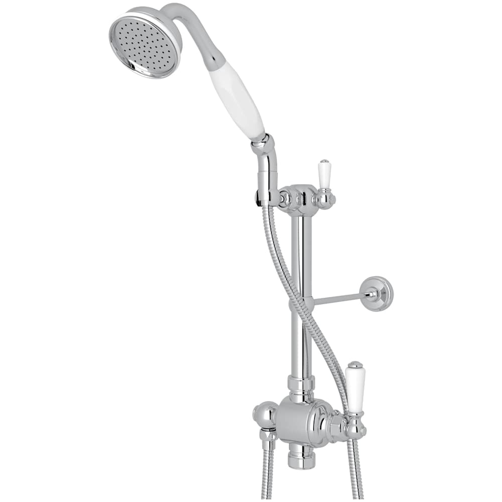 Edwardian 1.8 GPM Single Function Hand Shower Package - Includes Slide Bar and Hose
