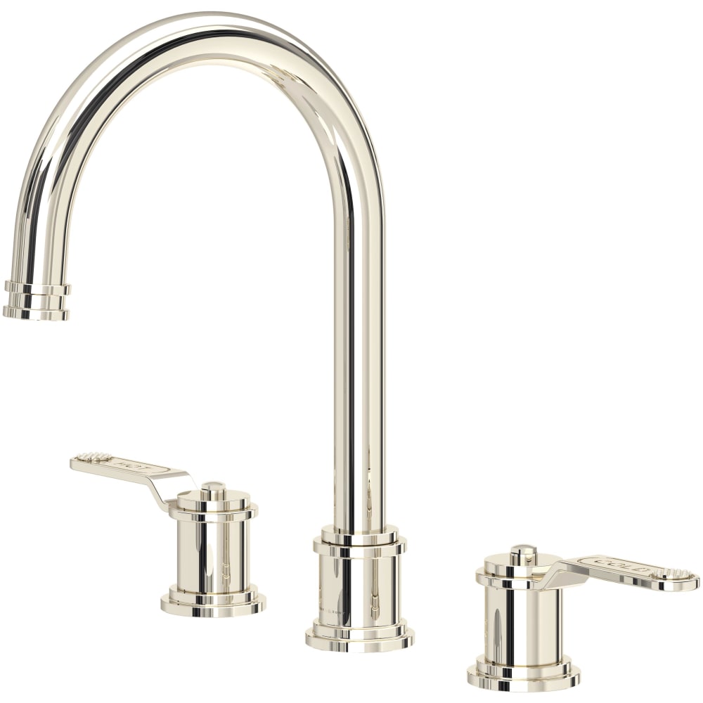 Armstrong 1.2 GPM Widespread Bathroom Faucet With C-Spout