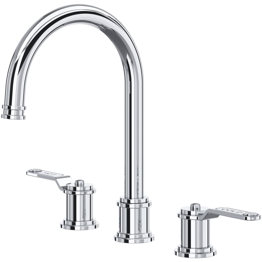 Armstrong 1.2 GPM Widespread Bathroom Faucet With C-Spout