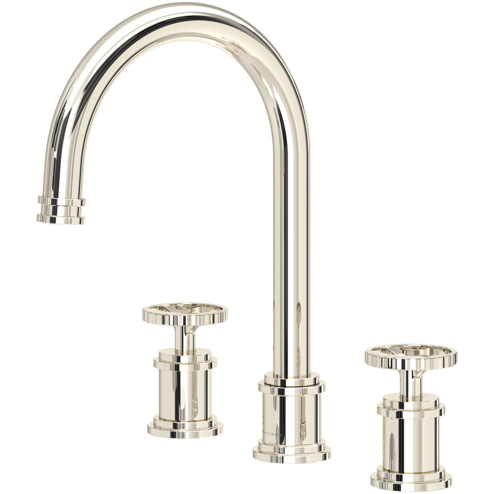 Armstrong 1.2 GPM Widespread Bathroom Faucet With C-Spout