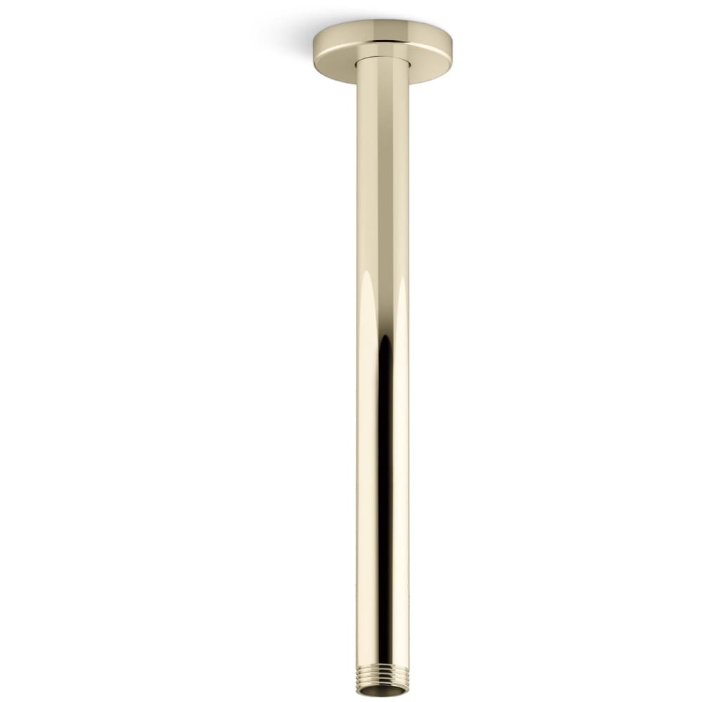 Statement 12" Ceiling Mounted Single Function Rainhead Arm and Flange