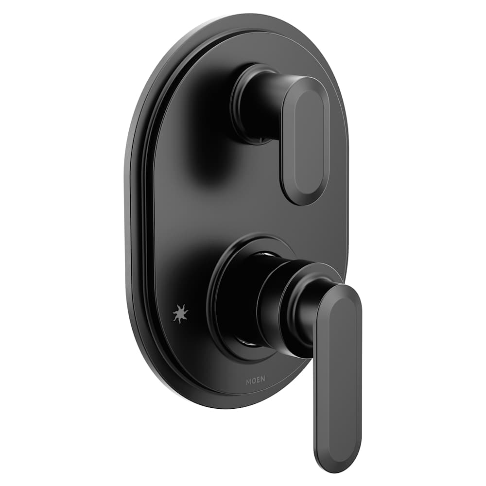 Moen Voss Single Handle Moentrol Pressure Balanced with Volume Control Valve Trim Only (Less Valve) Matte Black