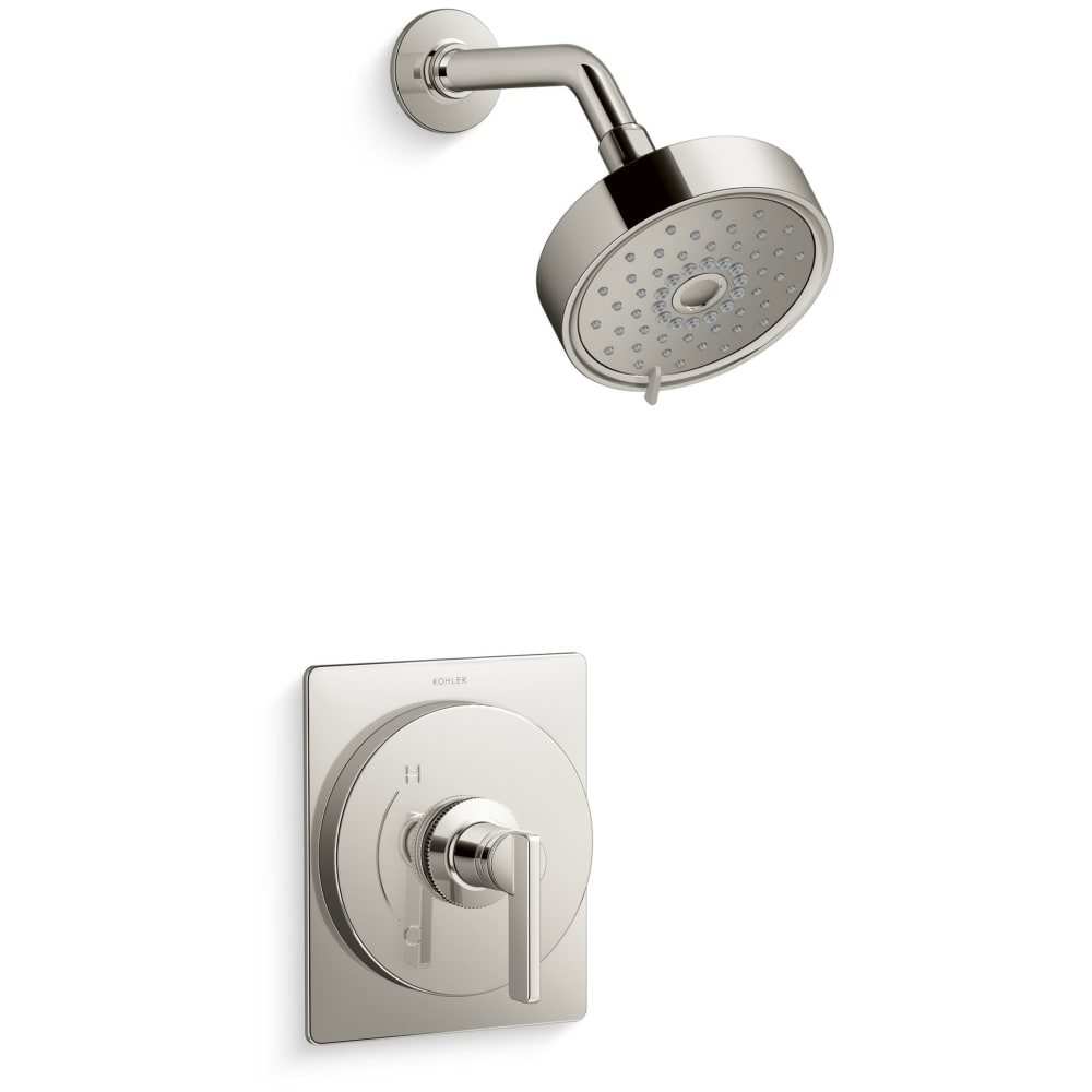 Castia by Studio McGee Shower Only Trim Package with 1.75 GPM Single Function Shower Head with MasterClean Sprayface