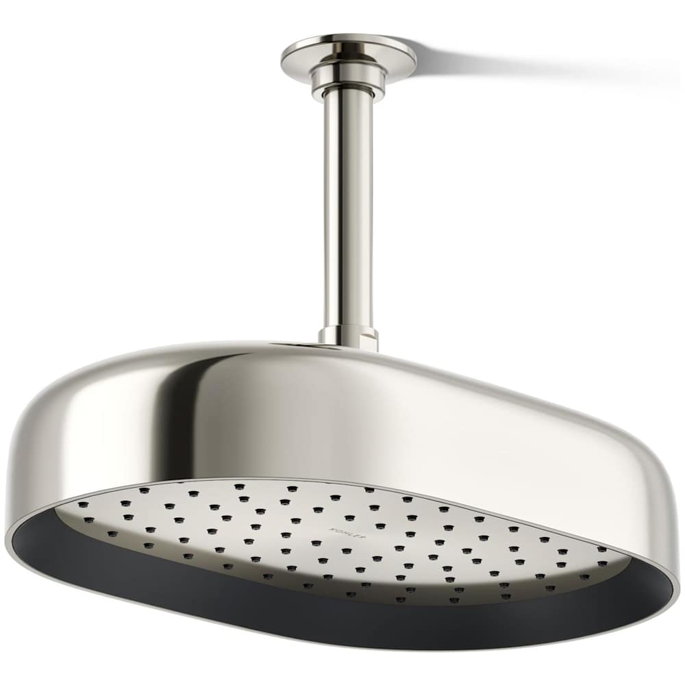 Statement Oblong 12" Single Function 2.5 GPM Rainhead with MasterClean Sprayface and Katalyst Air-Induction Technology