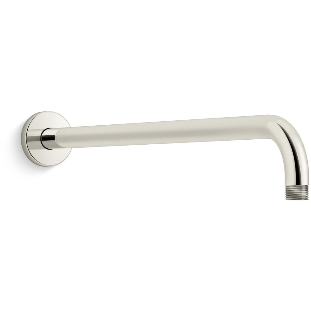 Statement 19" Wall Mounted Single Function Rainhead Arm and Flange
