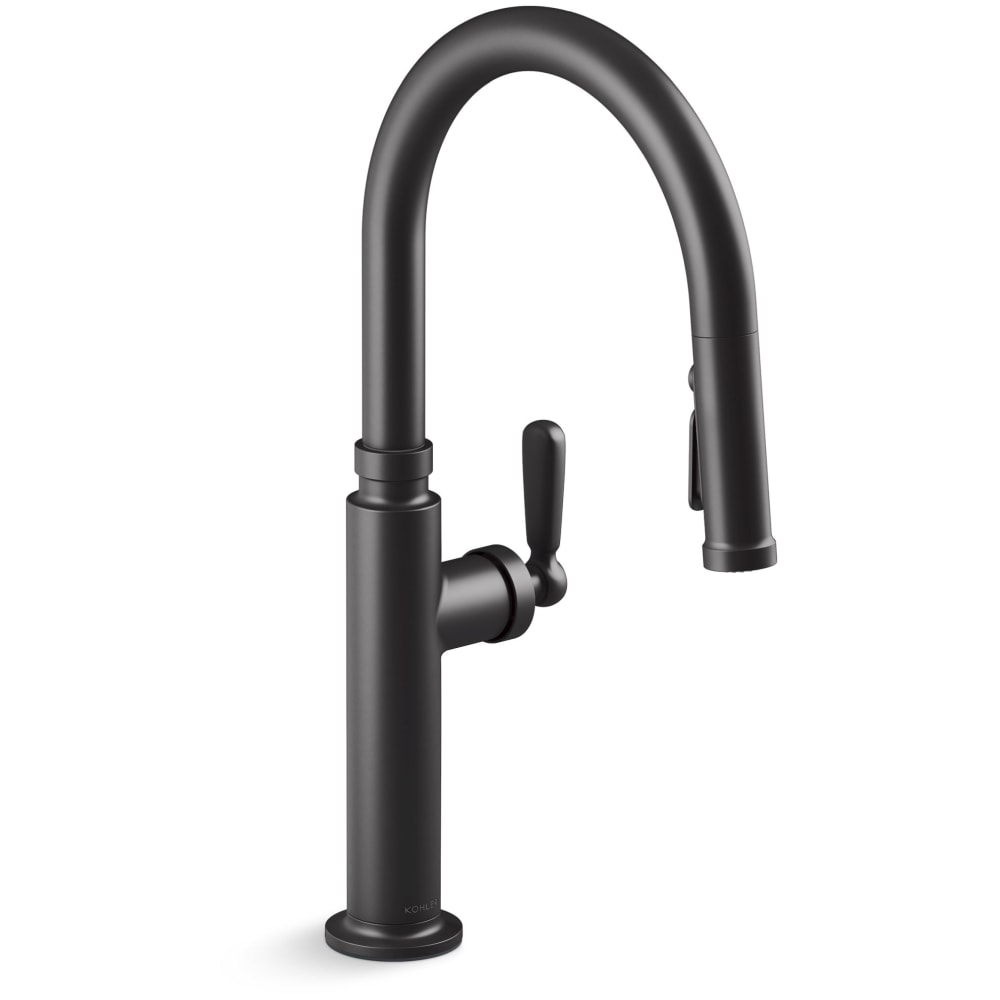 Edalyn by Studio McGee 1.5 GPM Single Hole Pull Down Kitchen Faucet with Boost Spray, DockNetik, ProMotion, and MasterClean Technologies