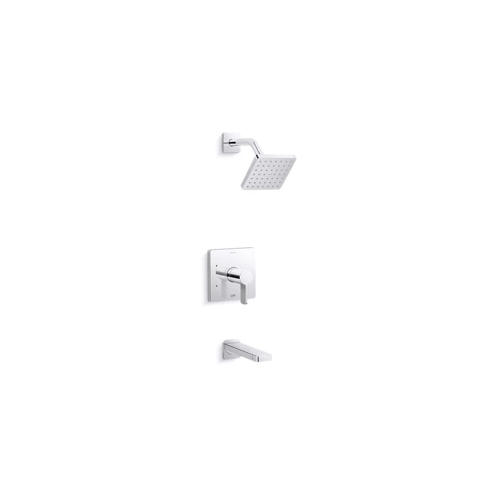 Parallel Tub and Shower Trim Package with 2.5 GPM Single Function Shower Head