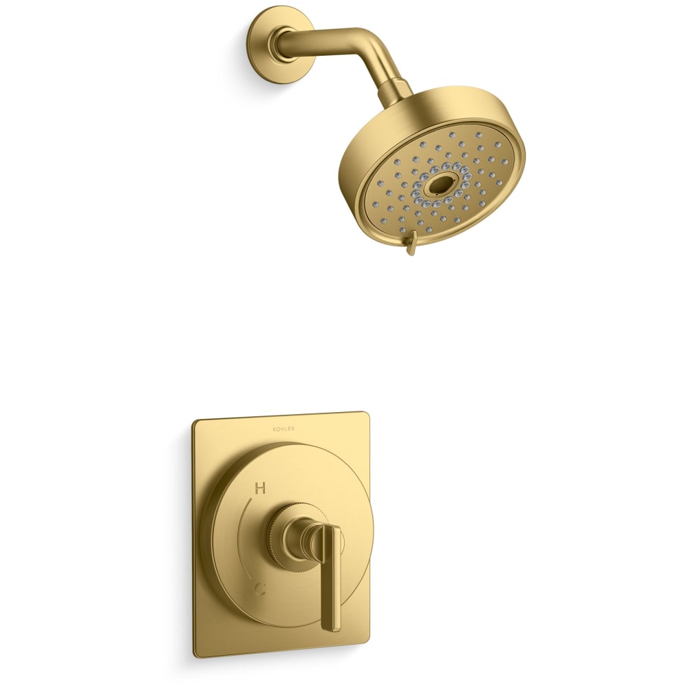 Castia by Studio McGee Shower Only Trim Package with 1.75 GPM Single Function Shower Head with MasterClean Sprayface