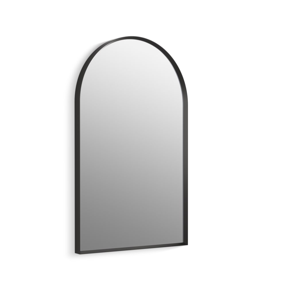 Essential 20" W x 32" H Arched Framed Bathroom Mirror