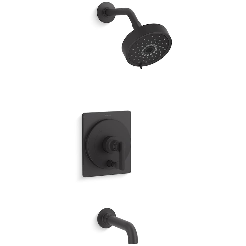 Castia by Studio McGee Tub and Shower Trim Package with 1.75 GPM Single Function Shower Head with MasterClean Sprayface