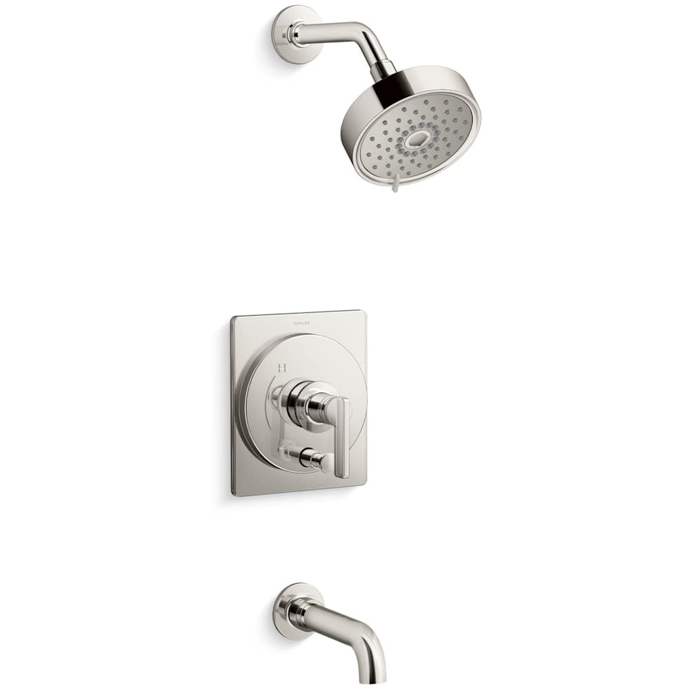 Castia by Studio McGee Tub and Shower Trim Package with 1.75 GPM Single Function Shower Head with MasterClean Sprayface