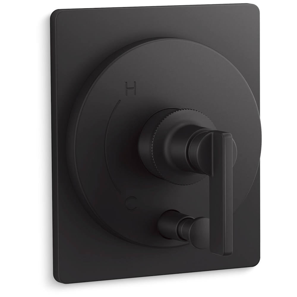 Castia by Studio McGee Two Function Pressure Balanced Valve Trim Only with Single Lever Handle and Integrated Diverter - Less Rough In
