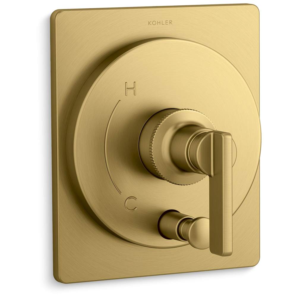 Castia by Studio McGee Two Function Pressure Balanced Valve Trim Only with Single Lever Handle and Integrated Diverter - Less Rough In