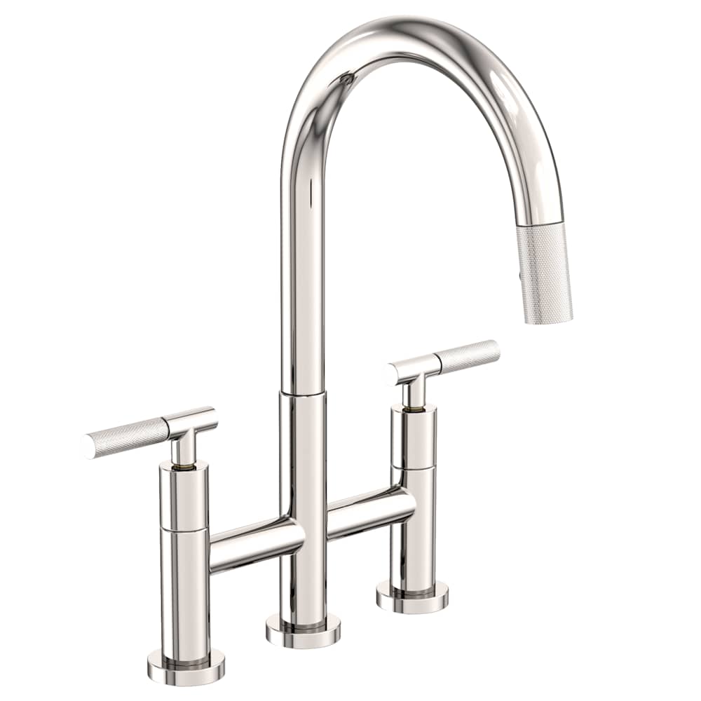 Muncy 1.8 GPM Widespread Bridge Pull Down Kitchen Faucet