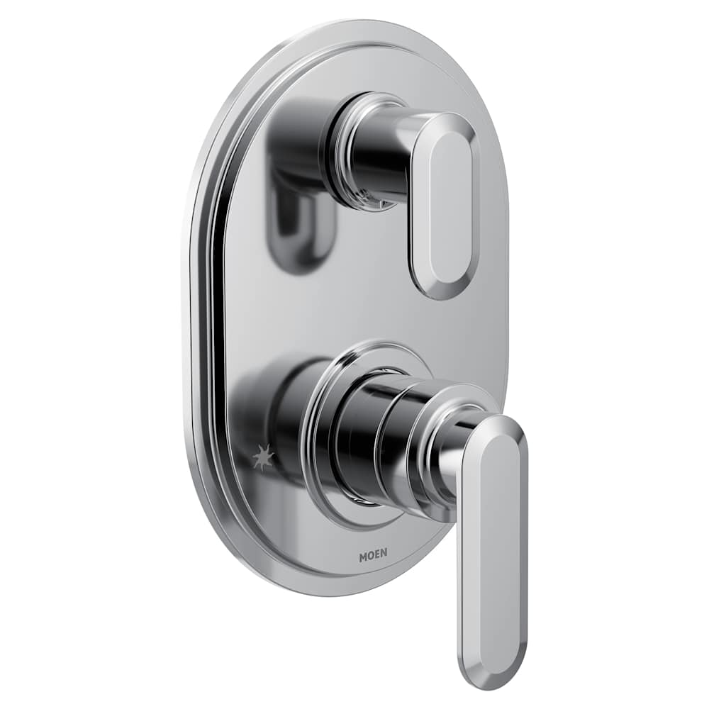 Moen Single Handle Moentrol Pressure Balanced with Volume Control Valve Trim Only from the Align Collection (Less Valve) Brushed Nickel