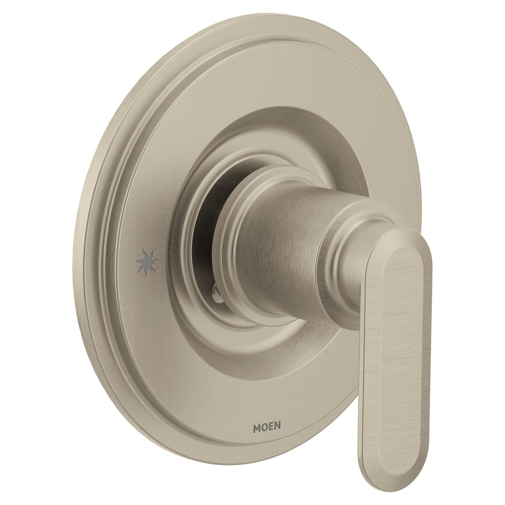 Moen Thermostatic Shower System with Shower Head, 2 Volume Controls, and Hand Shower (Valves Included) Brushed Nickel