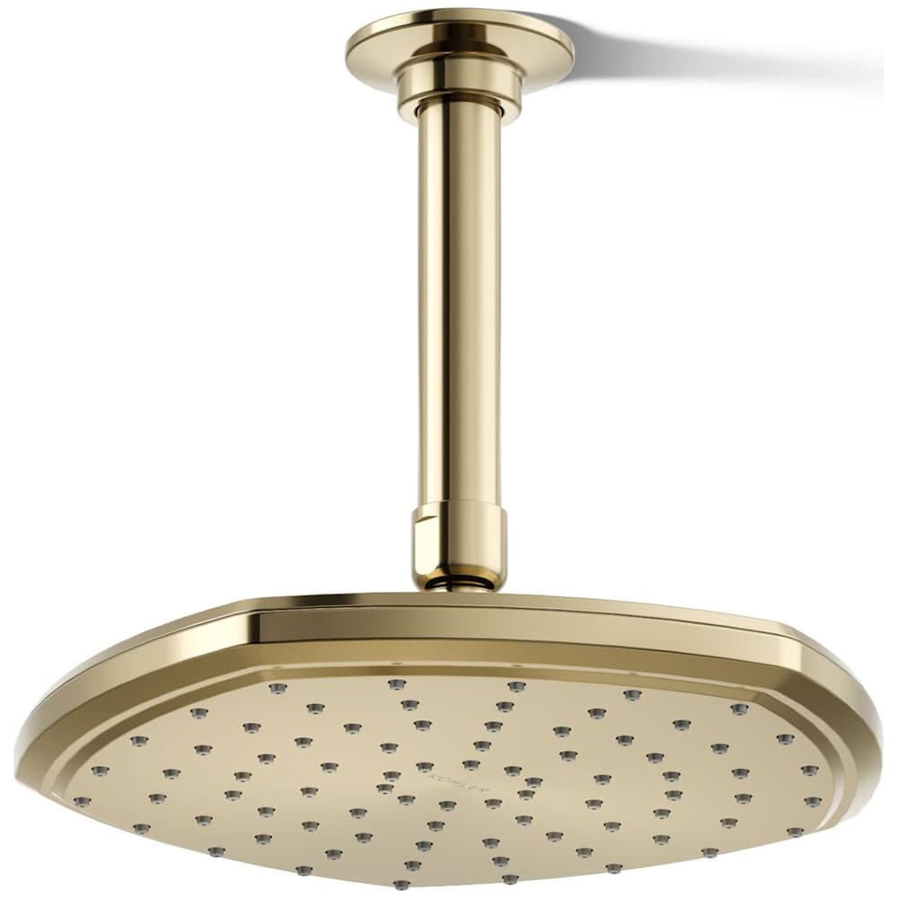 Occasion 2.5 GPM Single Function Shower Head with Katalyst Air-Induction Technology and MasterClean Sprayface