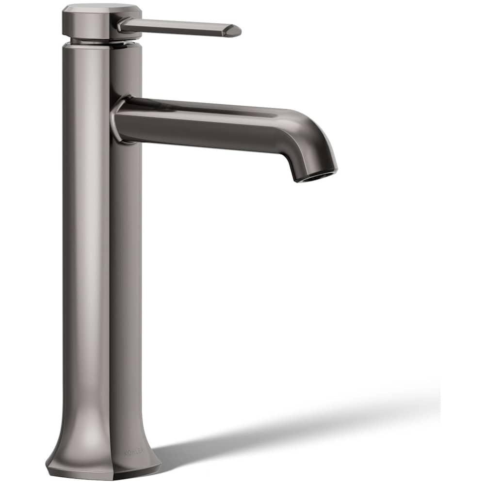 Occasion 1.2 GPM Vessel Single Hole Bathroom Faucet with Touch-Activated Drain