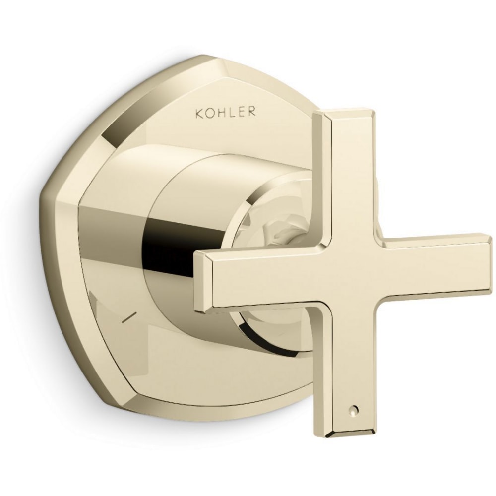 Occasion Single Handle 3 Function Diverter Valve Trim with Cross Handle - Less Valve