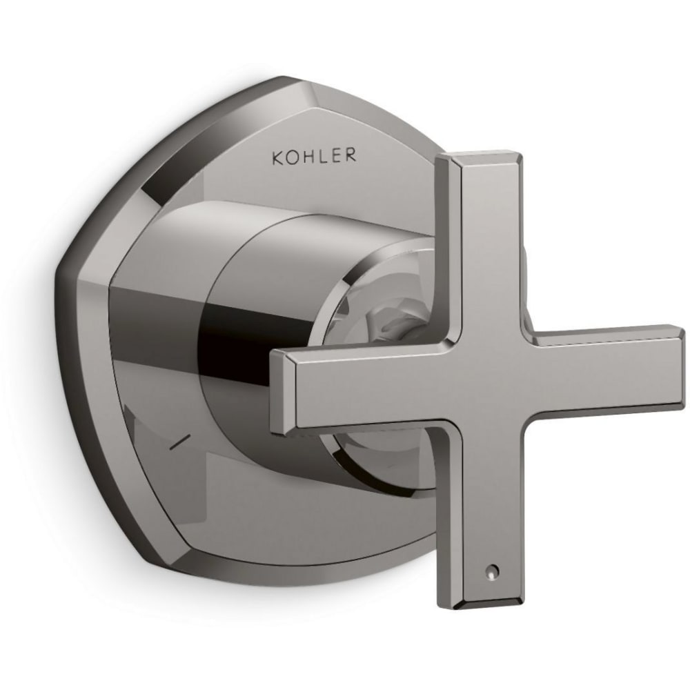 Occasion Single Handle 3 Function Diverter Valve Trim with Cross Handle - Less Valve