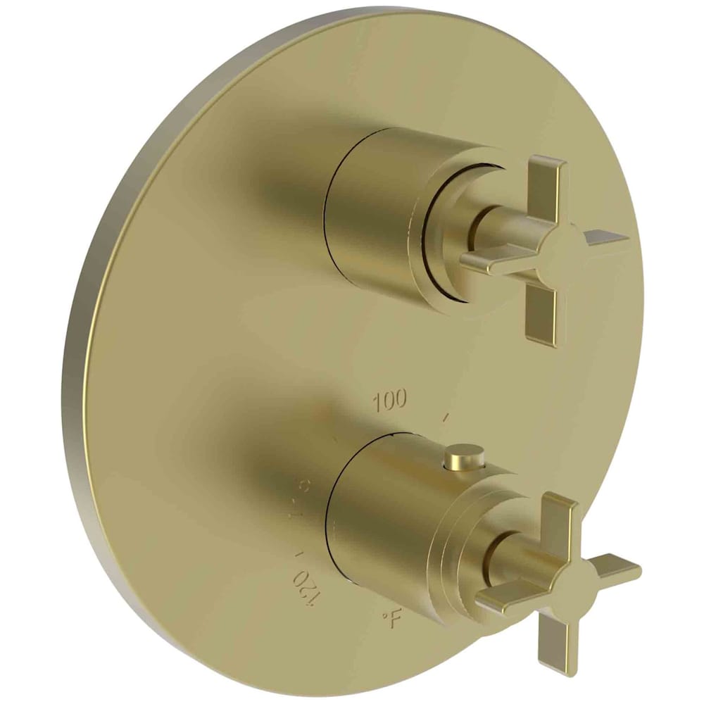 Tolmin Thermostatic Valve Trim Only with 2 Cross Handles - Less Rough In