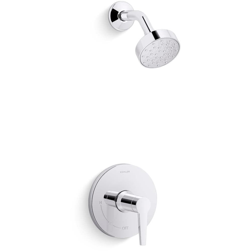 Pitch Shower Only Trim Package with 2.5 GPM Single Function Shower Head