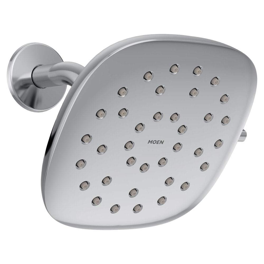 Moen Verso 1.75 GPM Multi Function Square Shower Head with Infiniti™ Dial Chrome