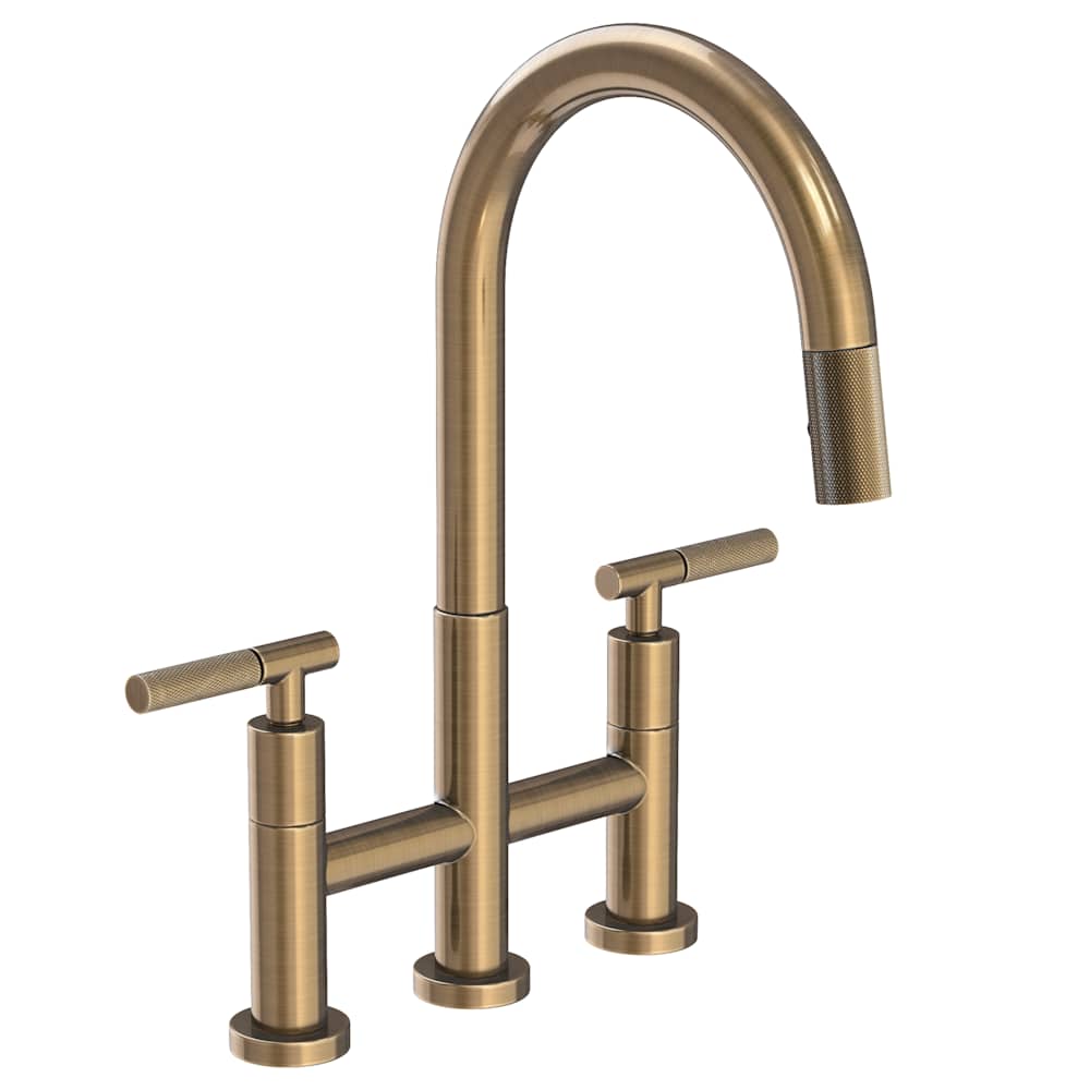 Muncy 1.8 GPM Widespread Bridge Pull Down Kitchen Faucet