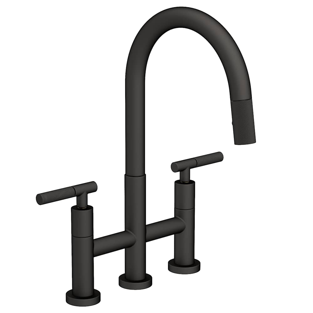 Muncy 1.8 GPM Widespread Bridge Pull Down Kitchen Faucet
