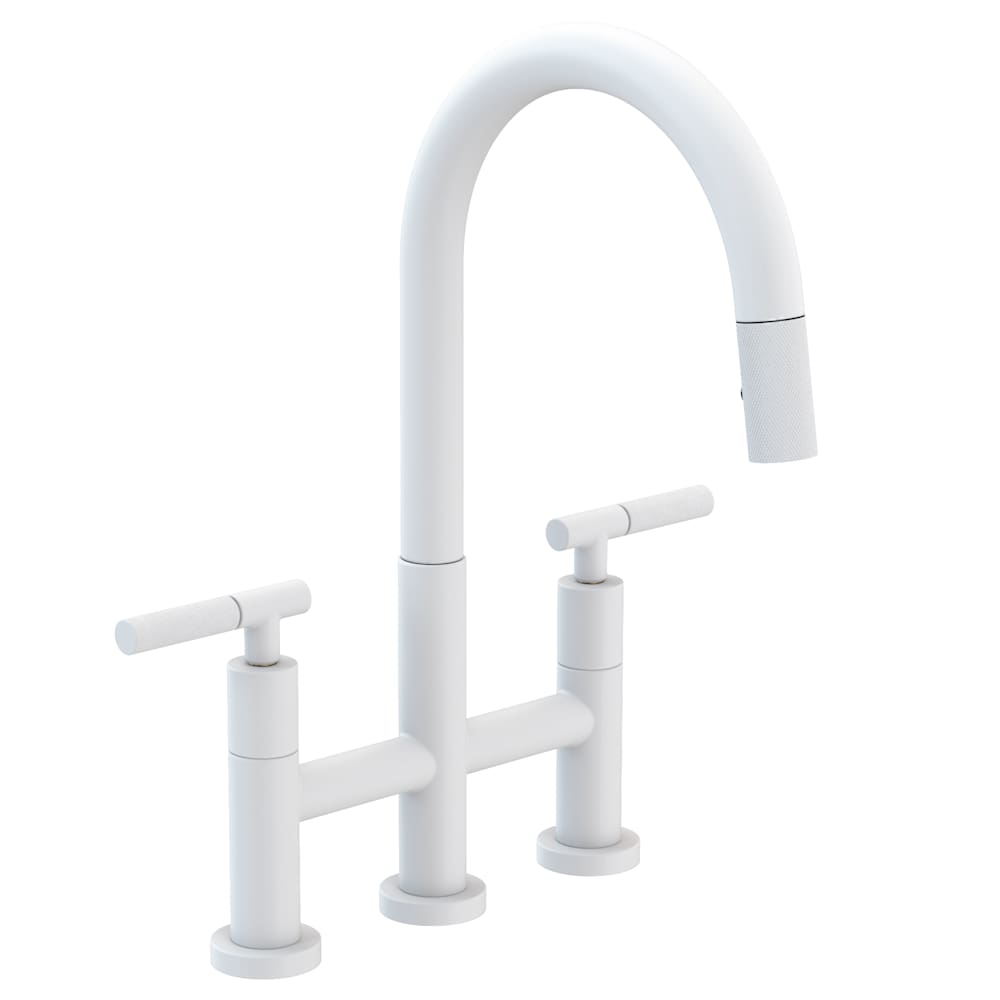 Muncy 1.8 GPM Widespread Bridge Pull Down Kitchen Faucet