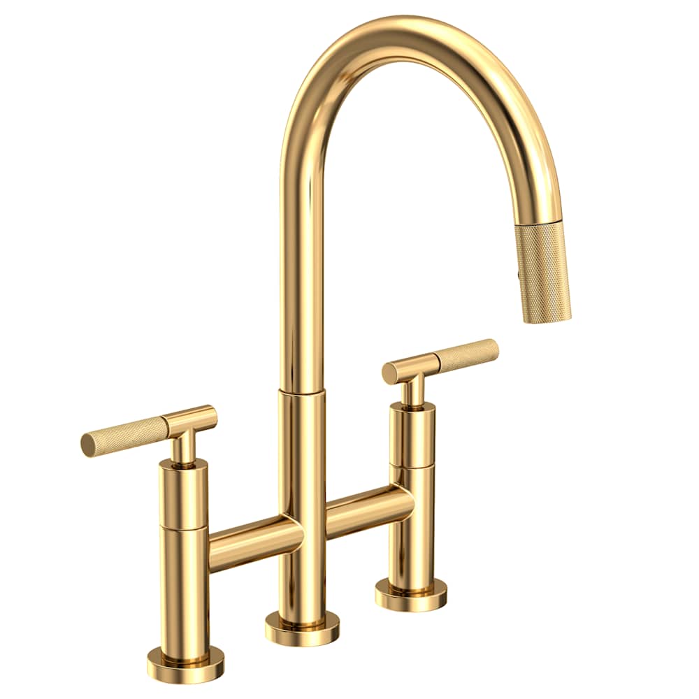 Muncy 1.8 GPM Widespread Bridge Pull Down Kitchen Faucet