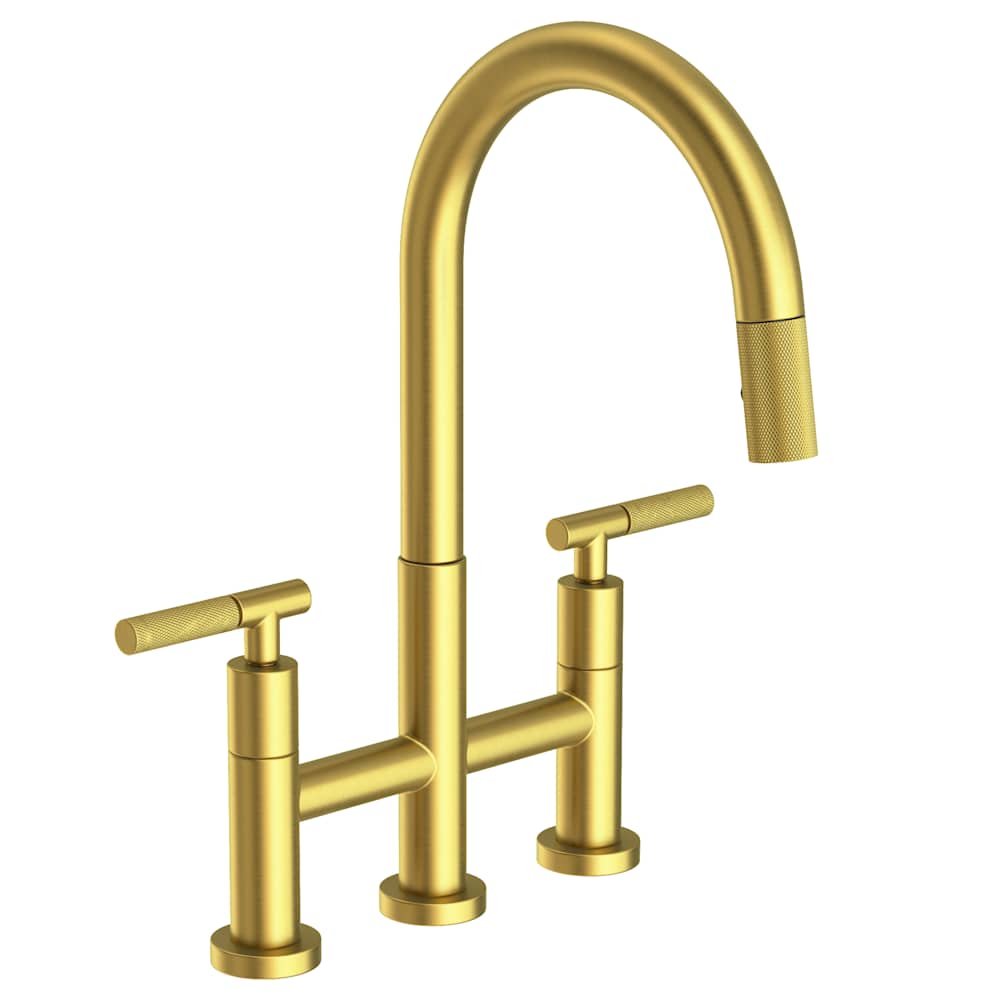 Muncy 1.8 GPM Widespread Bridge Pull Down Kitchen Faucet