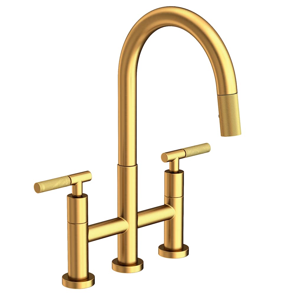 Muncy 1.8 GPM Widespread Bridge Pull Down Kitchen Faucet