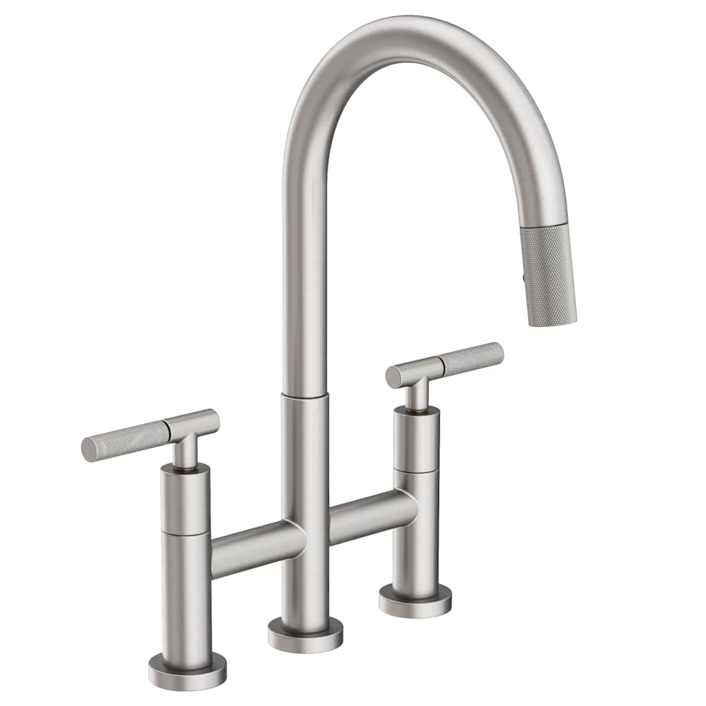Muncy 1.8 GPM Widespread Bridge Pull Down Kitchen Faucet