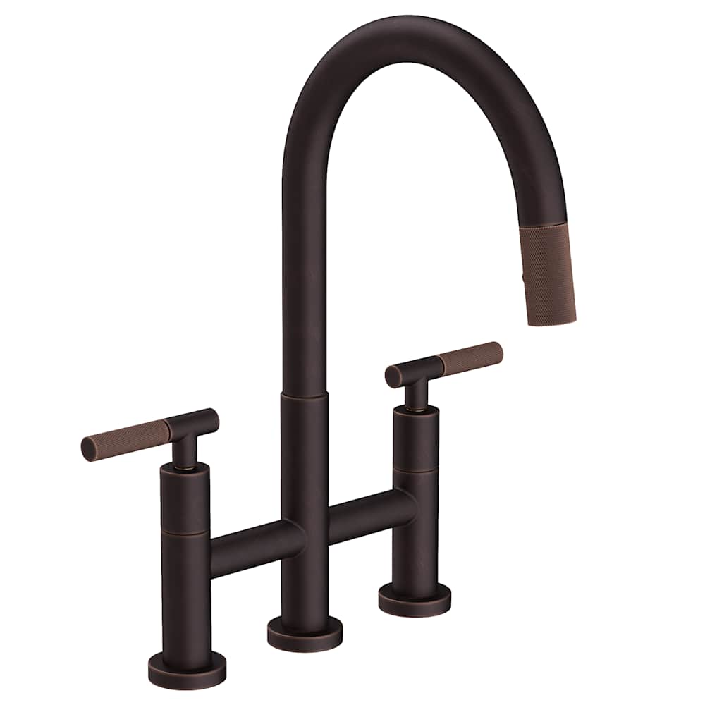 Muncy 1.8 GPM Widespread Bridge Pull Down Kitchen Faucet