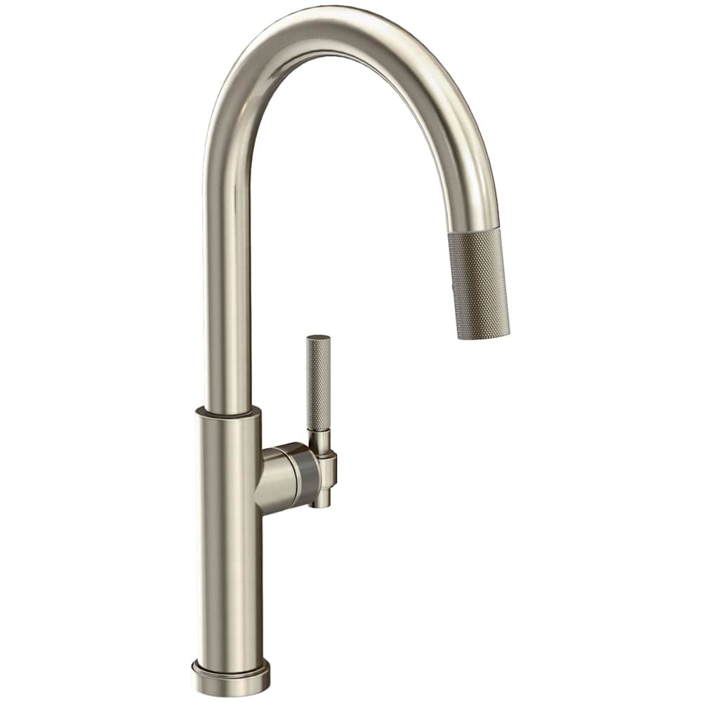 Muncy 1.8 GPM Single Hole Pull Down Kitchen Faucet with Arced Spout
