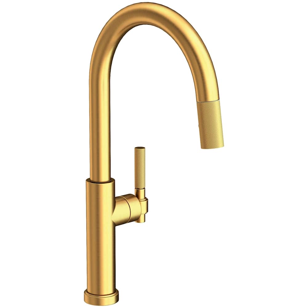 Muncy 1.8 GPM Single Hole Pull Down Kitchen Faucet with Arced Spout