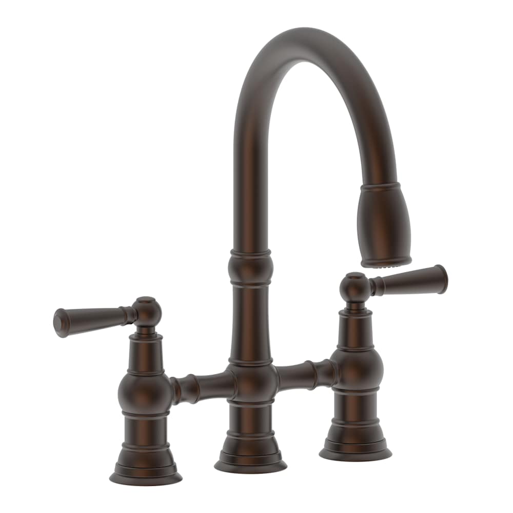 Jacobean 1.8 GPM Widespread Bridge Pull Down Kitchen Faucet