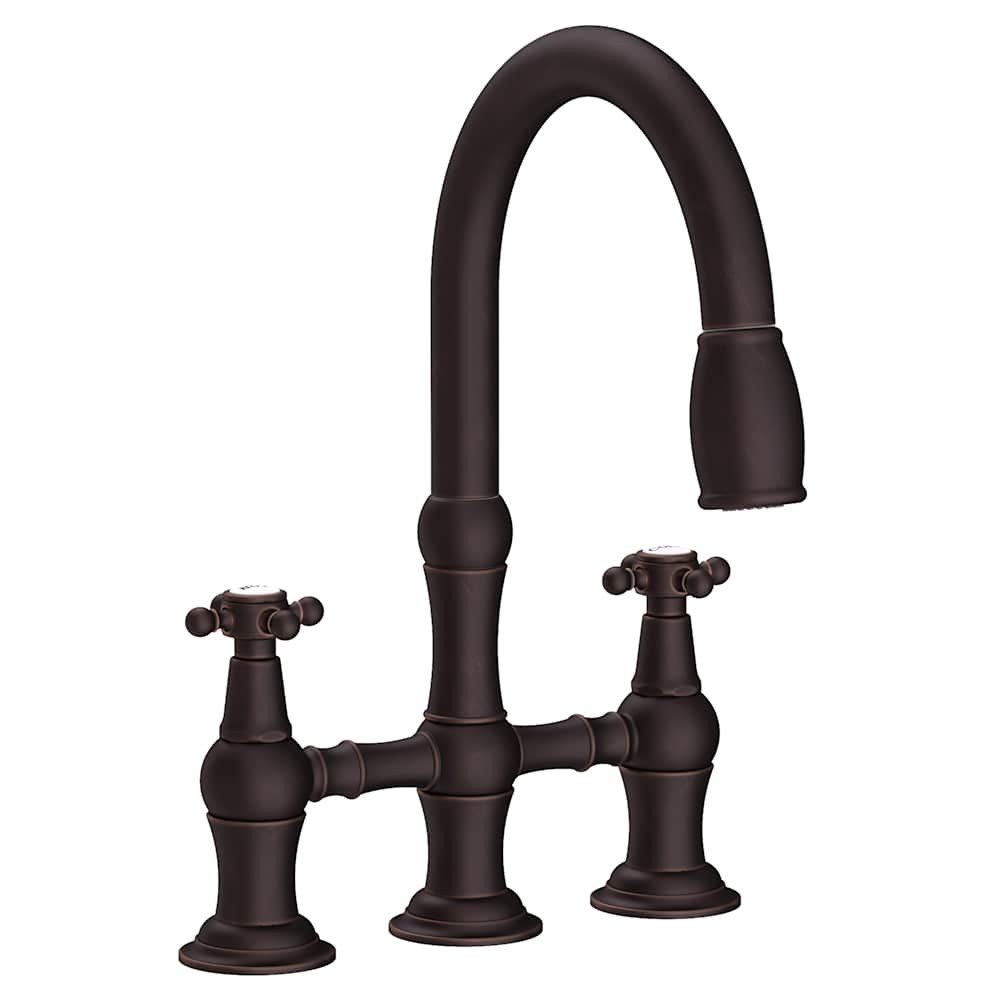 Chesterfield 1.8 GPM Widespread Bridge Pull Down Kitchen Faucet