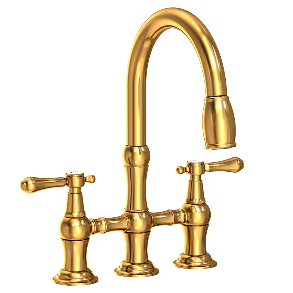 Chesterfield 1.8 GPM Widespread Bridge Pull Down Kitchen Faucet